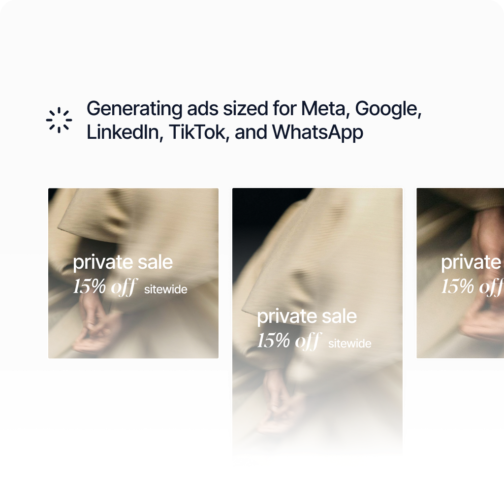Auto-size ads for every platform feature illustration