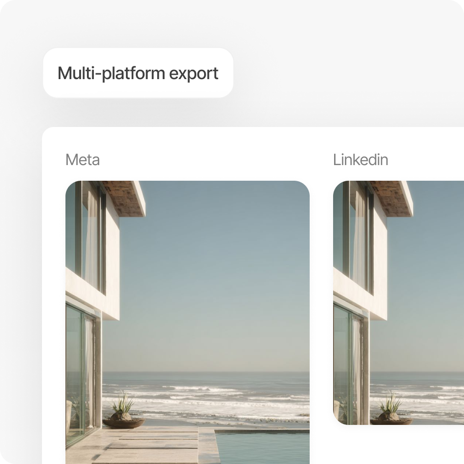 Multi-platform export